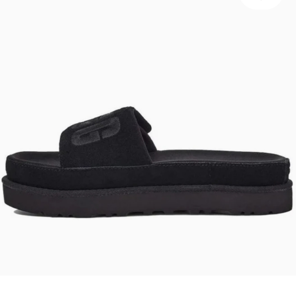 UGG Black Slide Sandals